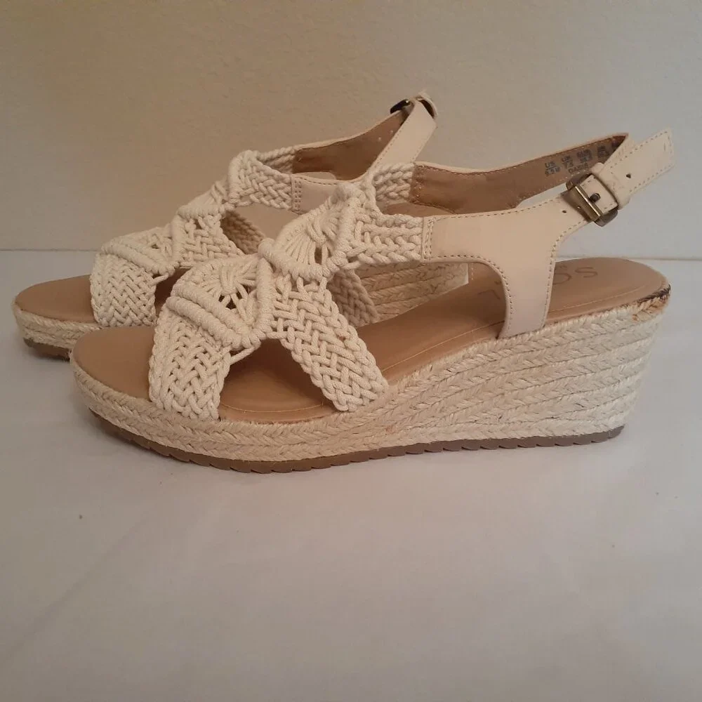 Soul by Naturlizer Macrame Wedge Sandals